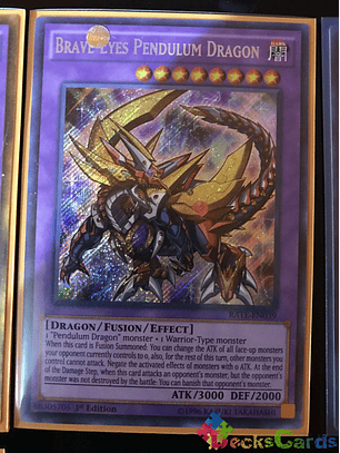 Brave-Eyes Pendulum Dragon - RATE-EN039 - Secret Rare 1st Edition