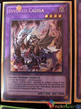 Invoked Caliga - FUEN-EN027 - Secret Rare 1st Edition