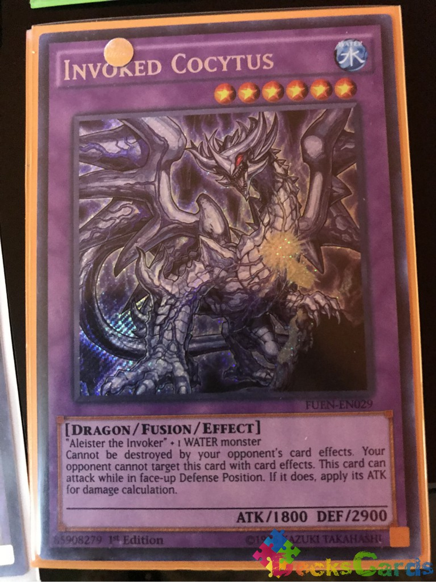 Invoked Cocytus - FUEN-EN029 - Secret Rare 1st Edition 1