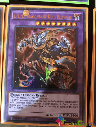 D/D/D Dragonbane King Beowulf - SDPD-EN041 - Ultra Rare 1st Edition