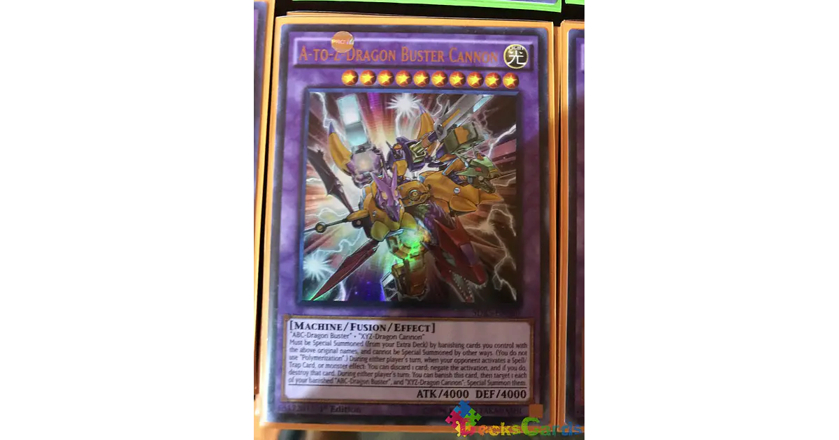 A-to-Z-Dragon Buster Cannon - SDKS-EN040 - Ultra Rare 1st