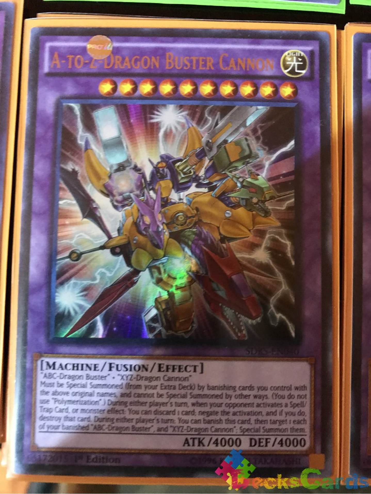 A-to-Z-Dragon Buster Cannon - SDKS-EN040 - Ultra Rare 1st Edition 1