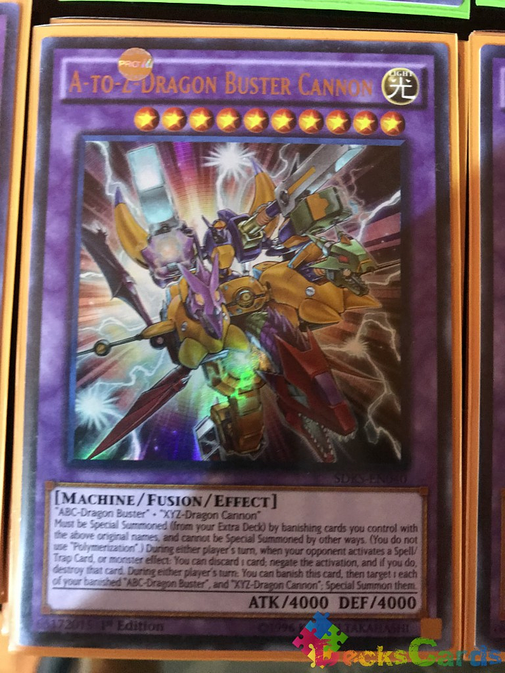 A-to-Z-Dragon Buster Cannon - SDKS-EN040 - Ultra Rare 1st Edition 1