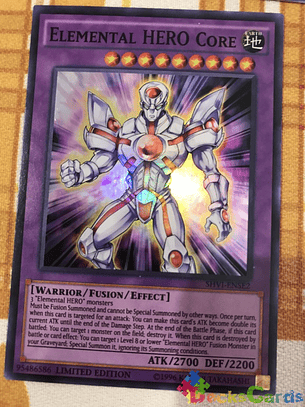 Elemental Hero Core - SHVI-ENSE2 - Super Rare Limited Edition
