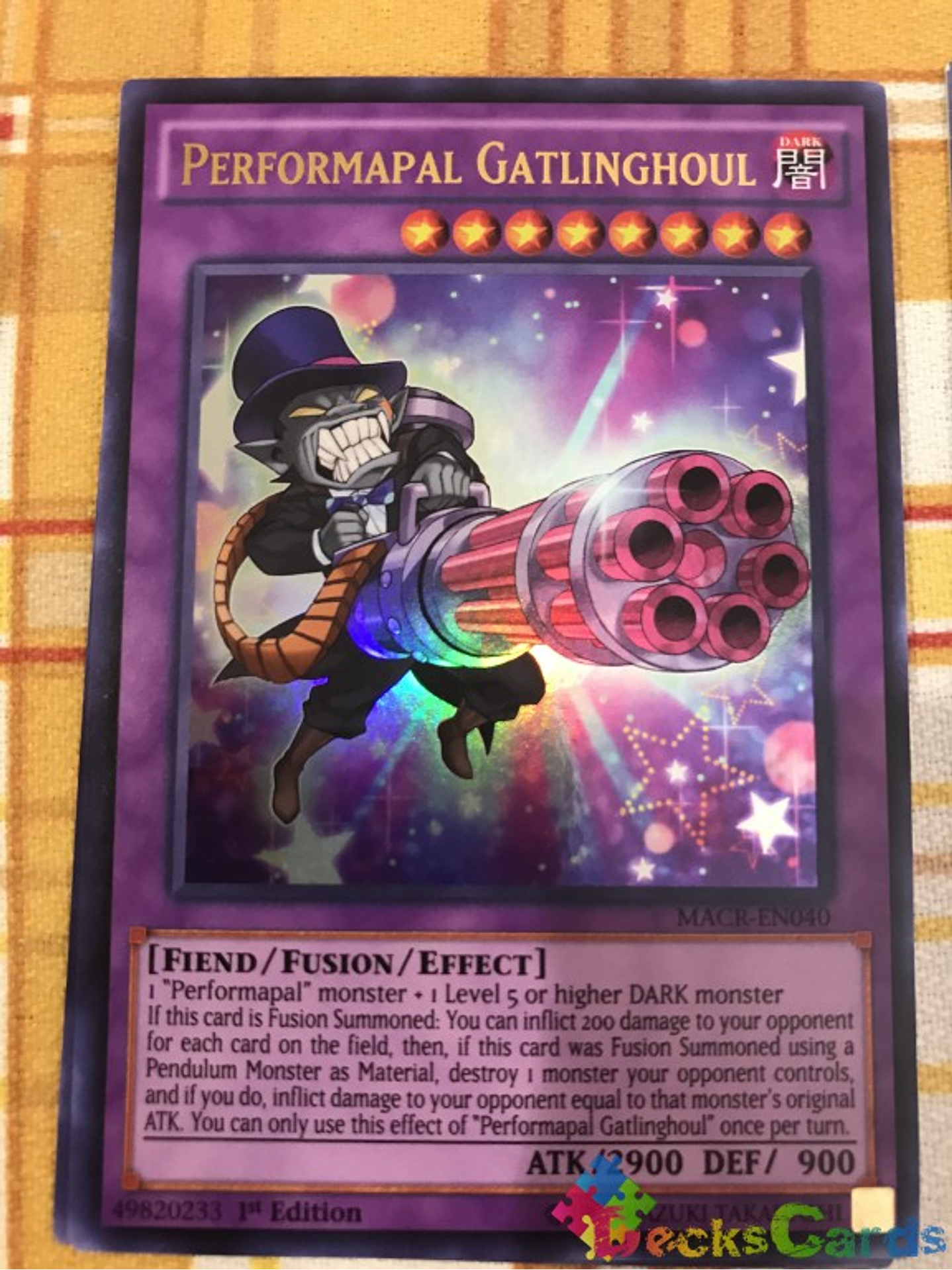 Performapal Gatlinghoul - MACR-EN040 - Ultra Rare 1st Edition 1