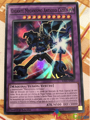 Chaos Ancient Gear Giant - RATE-EN041 - Super Rare 1st Edition