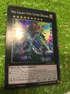 Neo Galaxy-eyes Cipher Dragon - rate-en049 - Super Rare 1st Edition