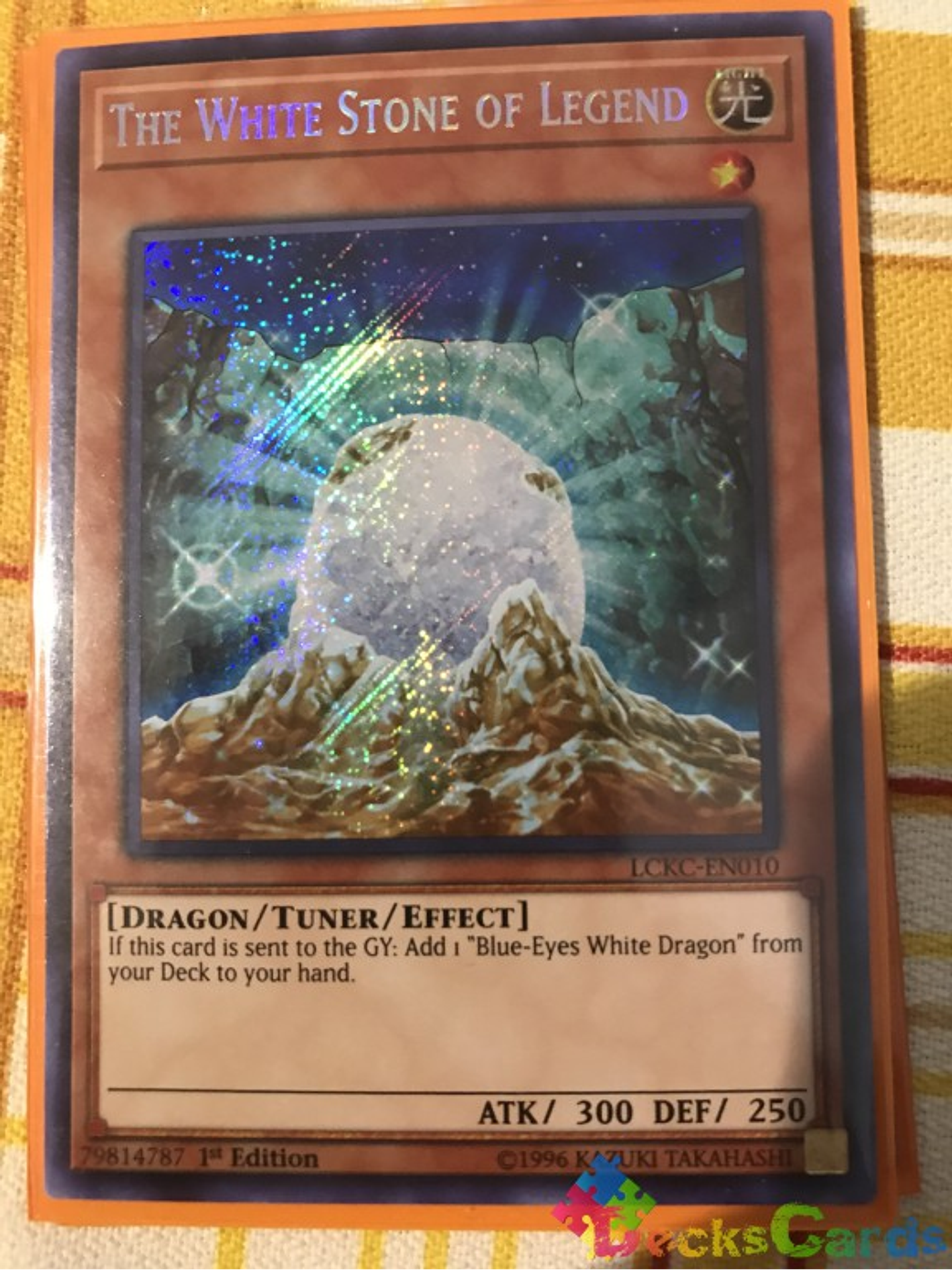 The White Stone of Legend - LCKC-EN010 - Secret Rare 1st Edition 1