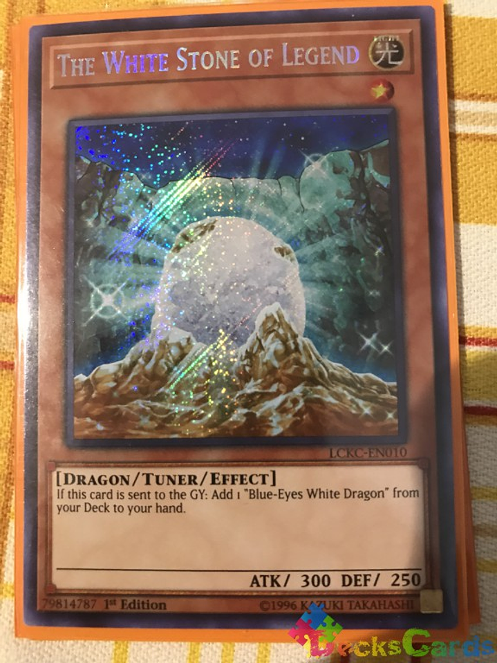 The White Stone of Legend - LCKC-EN010 - Secret Rare 1st Edition 1
