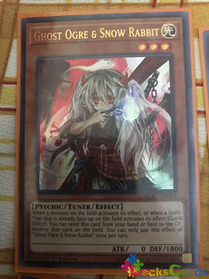 Ghost Ogre & Snow Rabbit - LCKC-EN078 - Ultra Rare 1st Edition 1