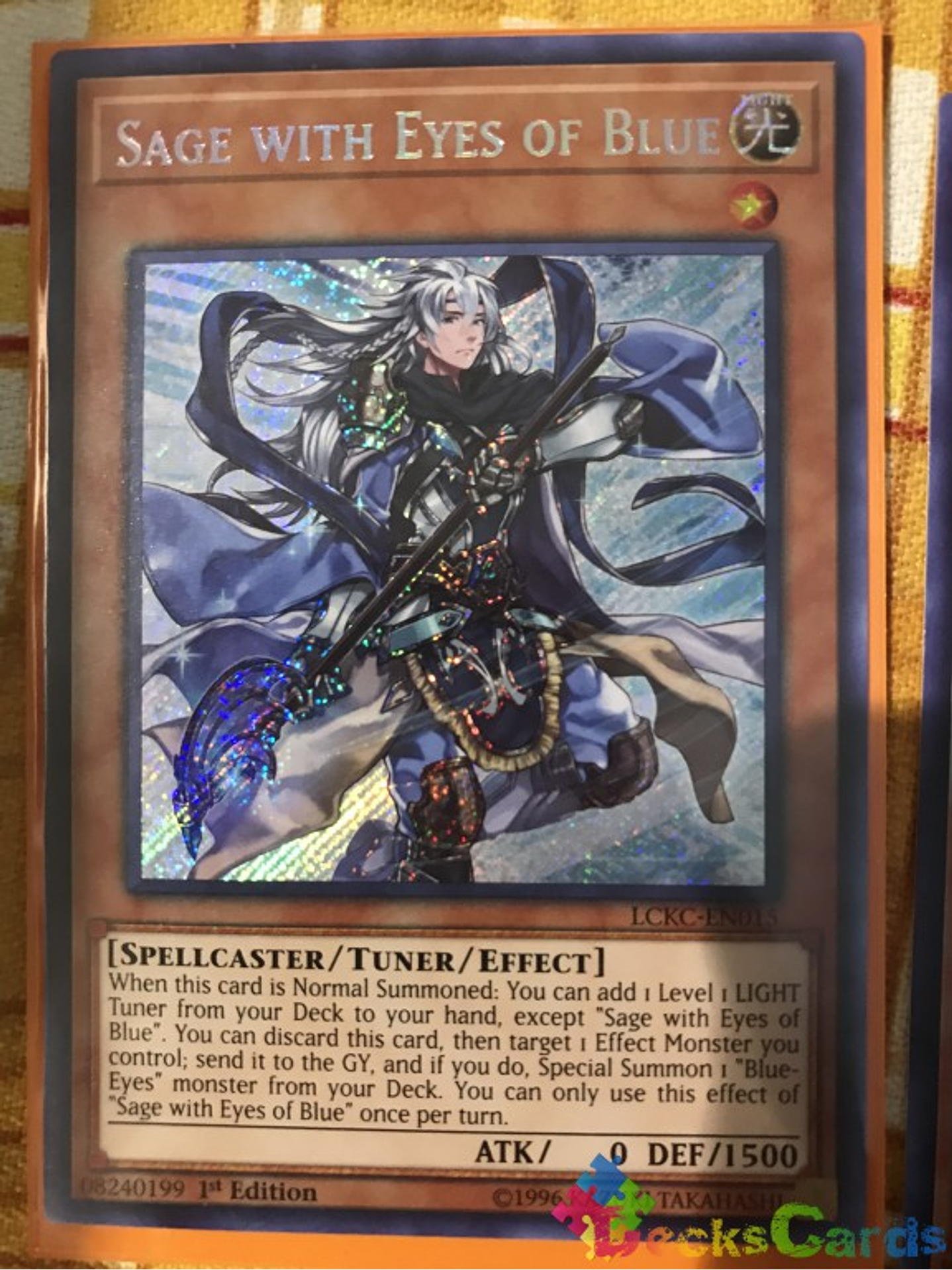 Sage with Eyes of Blue - LCKC-EN015 - Secret Rare 1st Edition 1