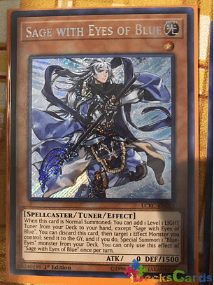 Sage with Eyes of Blue - LCKC-EN015 - Secret Rare 1st Edition