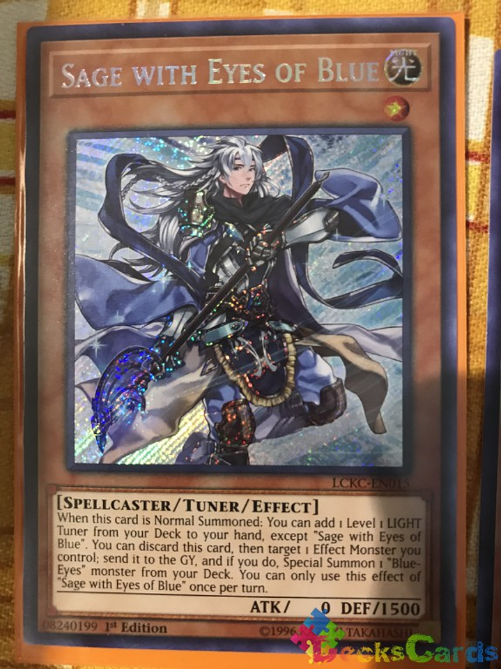 Sage with Eyes of Blue - LCKC-EN015 - Secret Rare 1st Edition 1