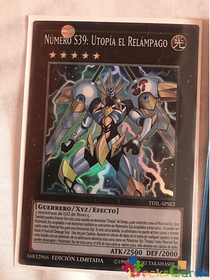 Number S39: Utopia the Lightning - TDIL-ENSE2 Super Rare Limited Edition