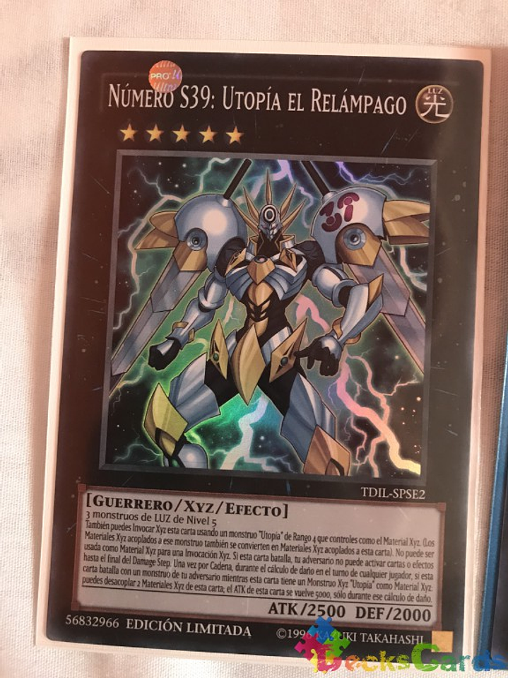 Number S39: Utopia the Lightning - TDIL-ENSE2 Super Rare Limited Edition 1