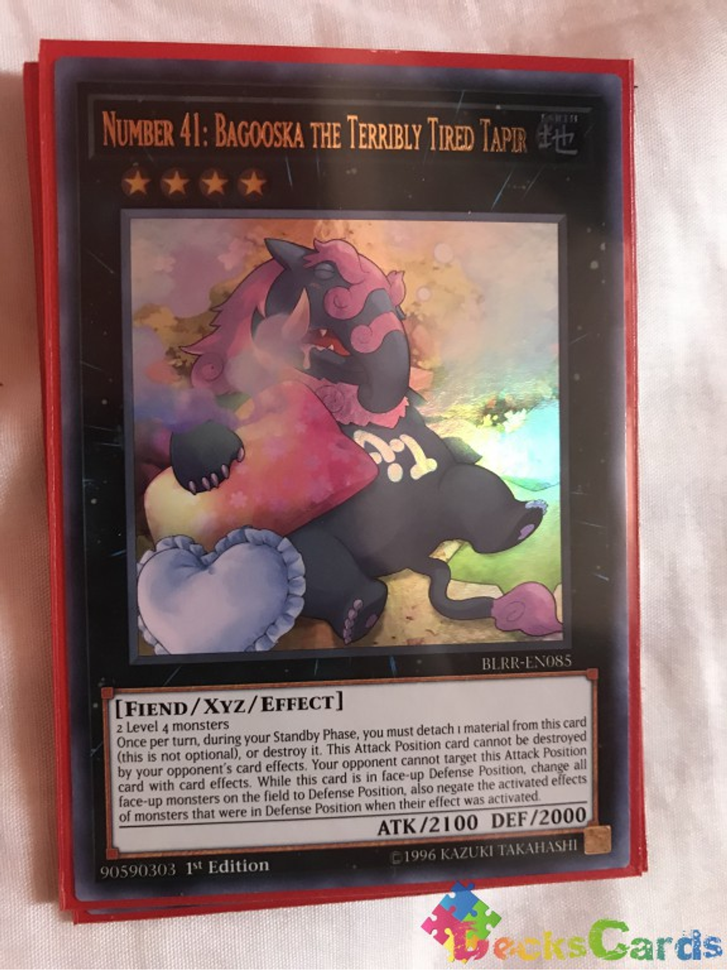 Number 41: Bagooska the Terribly Tired Tapir - BLRR-EN085 - Ultra Rare 1st Edition 1