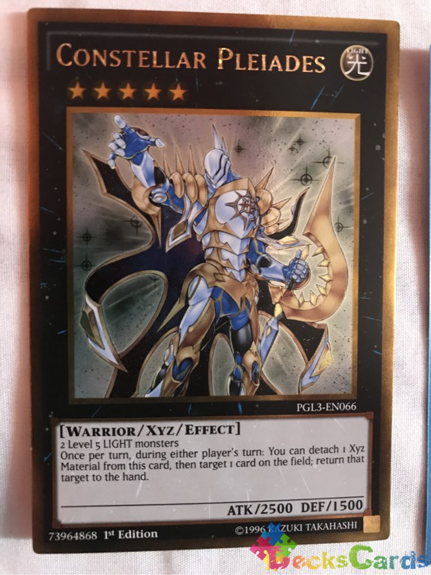 Constellar Pleiades - PGL3-EN066 - Gold Rare 1st Edition 1