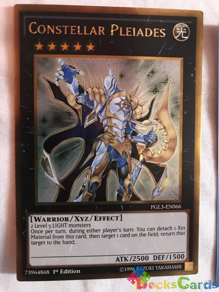 Constellar Pleiades - PGL3-EN066 - Gold Rare 1st Edition 1