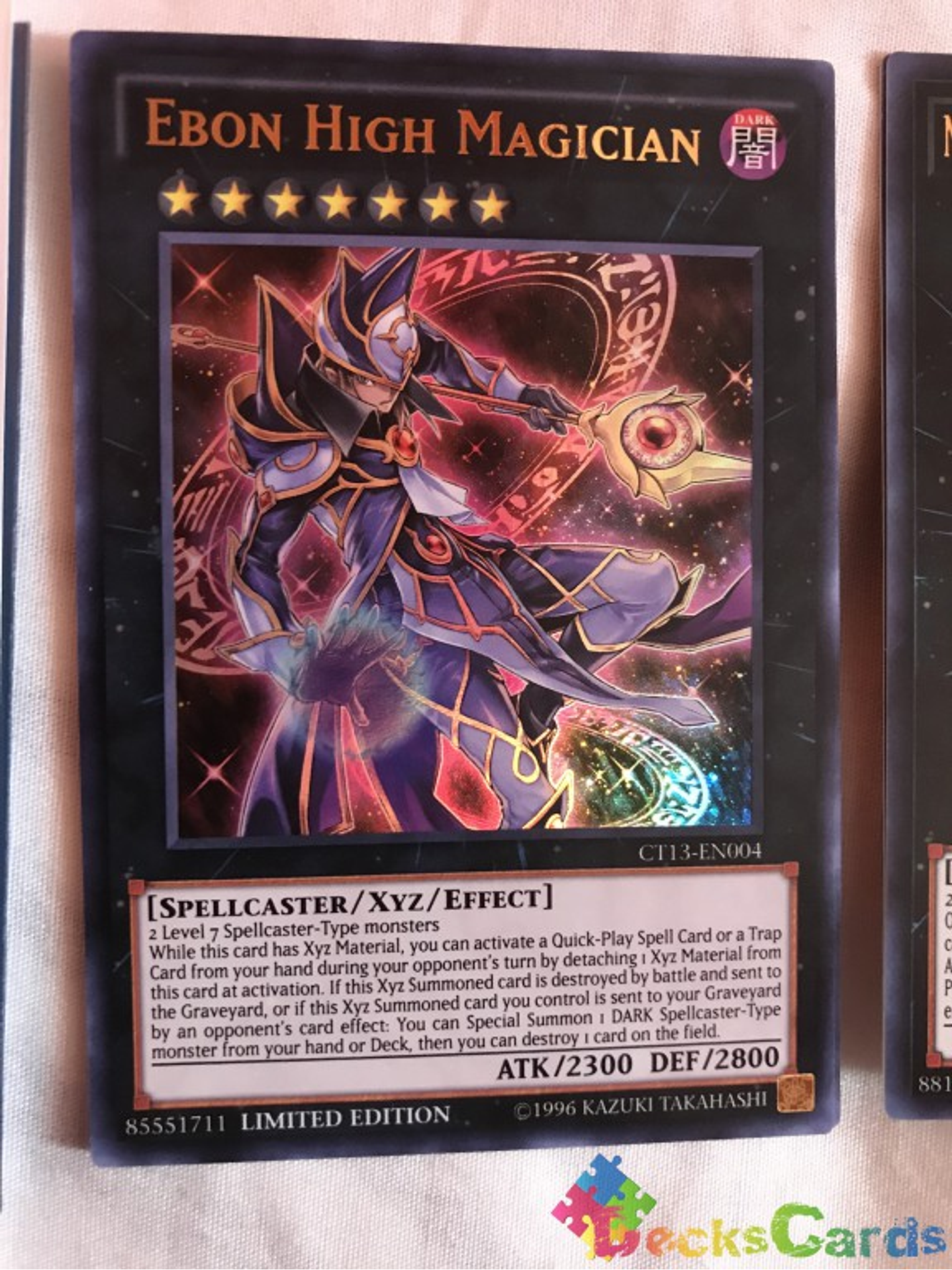 Ebon High Magician - CT13-EN004 - Ultra Rare Limited Edition 1