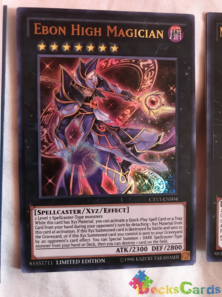 Ebon High Magician - CT13-EN004 - Ultra Rare Limited Edition 1