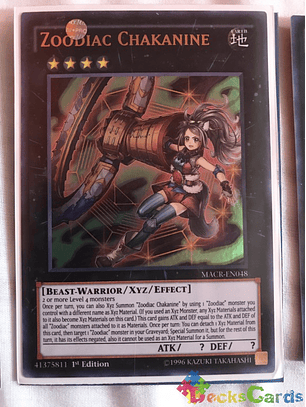 Zoodiac Chakanine - MACR-EN048 - Ultra Rare 1st Edition