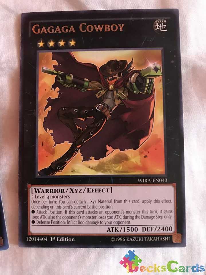 Gagaga Cowboy - WIRA-EN043 - Rare 1st Edition 1