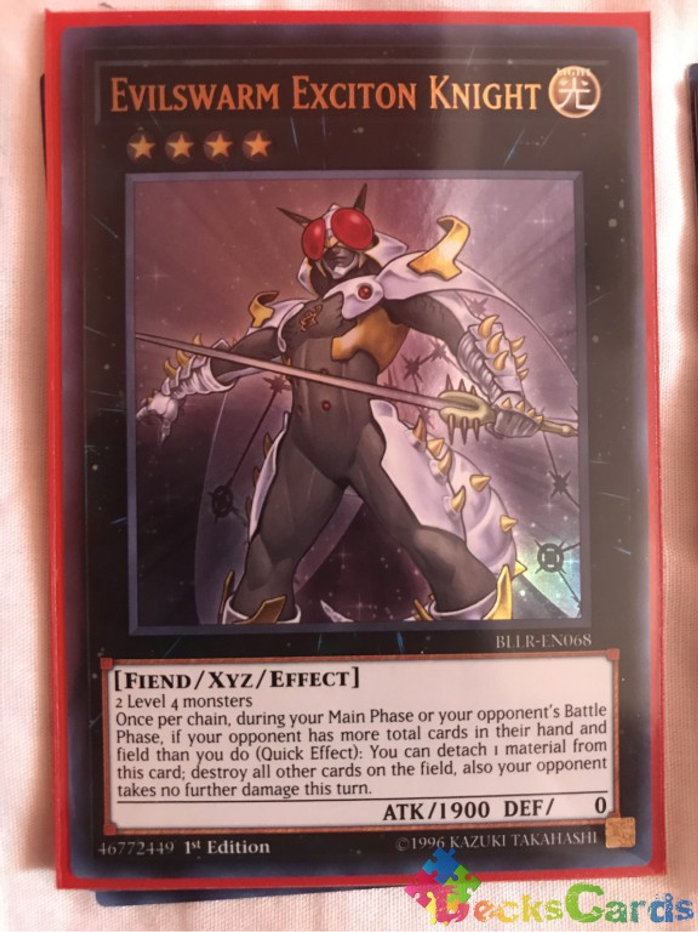 Evilswarm Exciton Knight - BLLR-EN068 - Ultra Rare 1st Edition 1