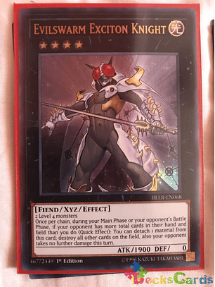 Evilswarm Exciton Knight - BLLR-EN068 - Ultra Rare 1st Edition