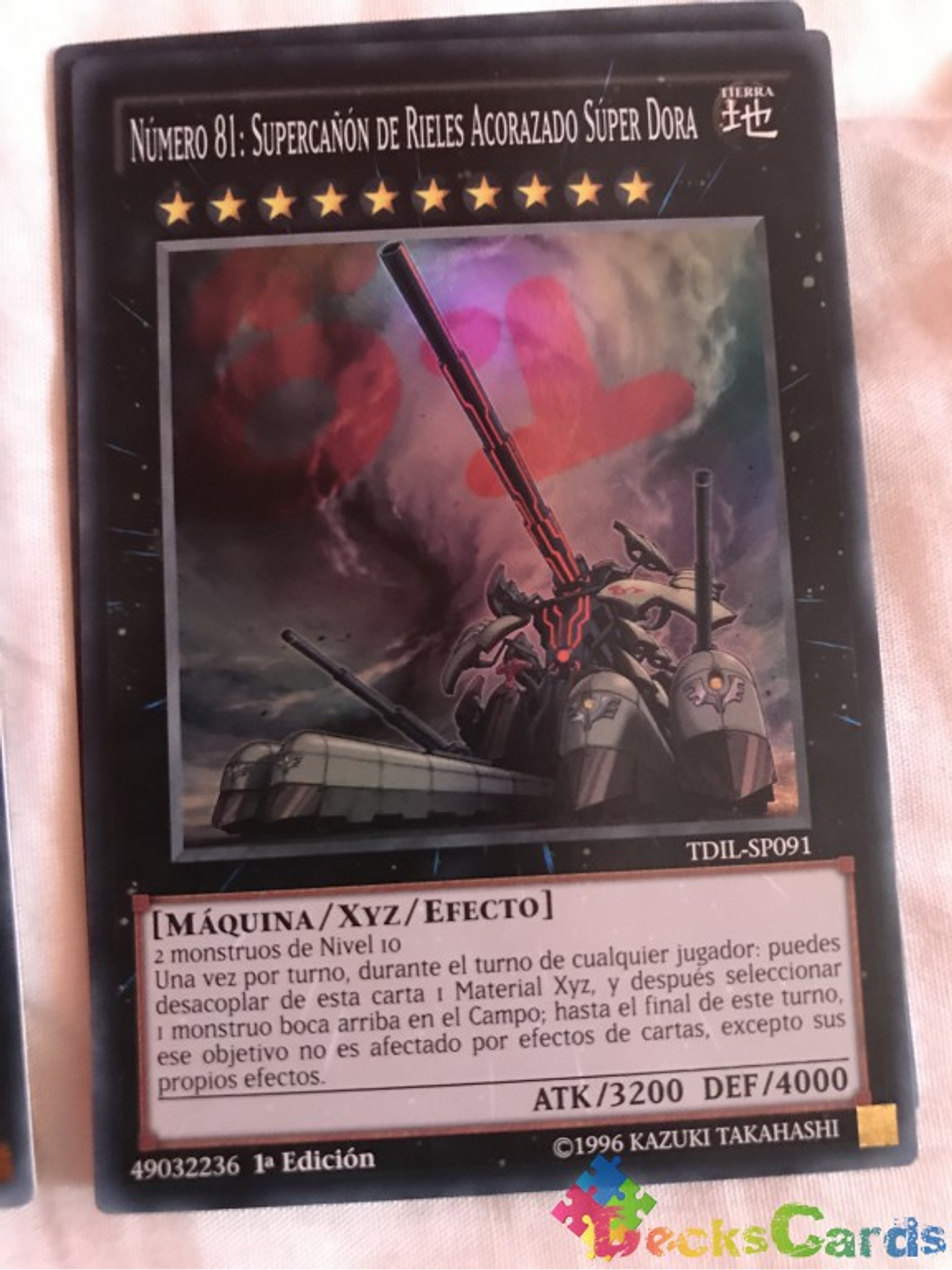 Number 81: Superdreadnought Rail Cannon Super Dora - TDIL-EN091 - Super Rare 1st Ed. 1