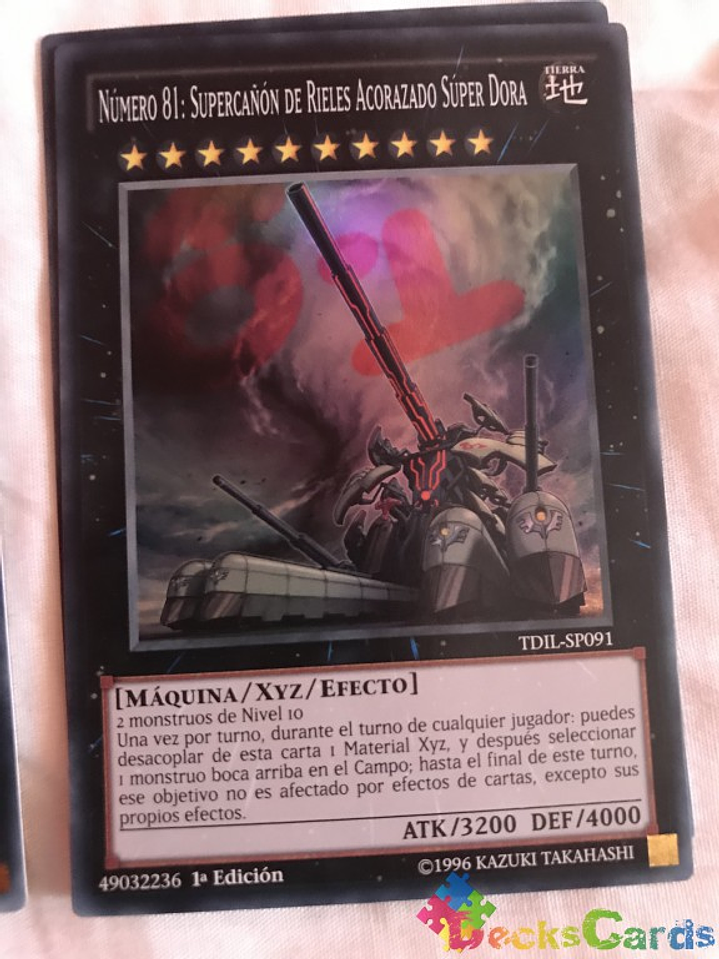 Number 81: Superdreadnought Rail Cannon Super Dora - TDIL-EN091 - Super Rare 1st Ed. 1