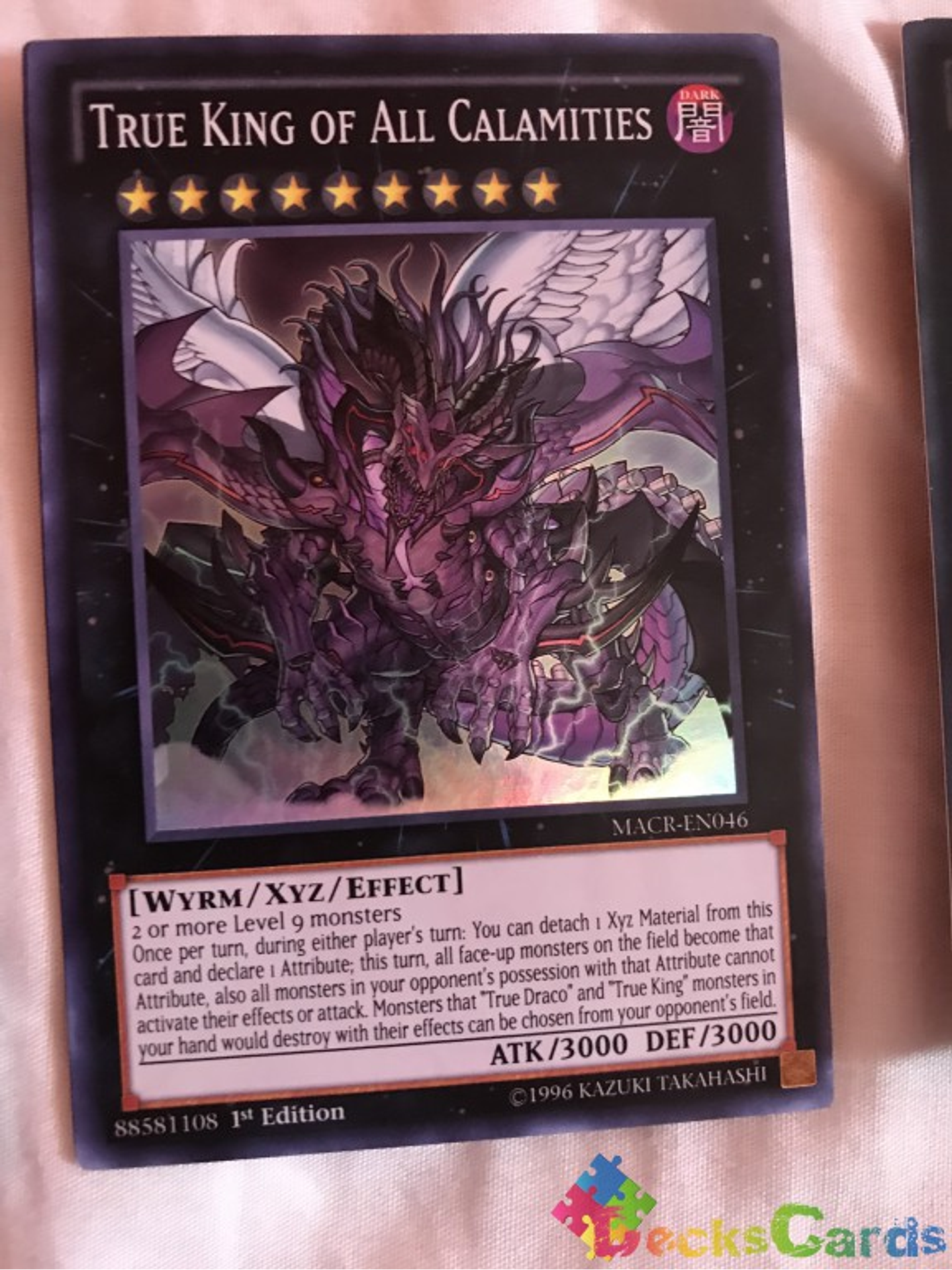 True King of All Calamities - MACR-EN046 - Super Rare 1st Edition 1