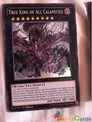 True King of All Calamities - MACR-EN046 - Super Rare 1st Edition