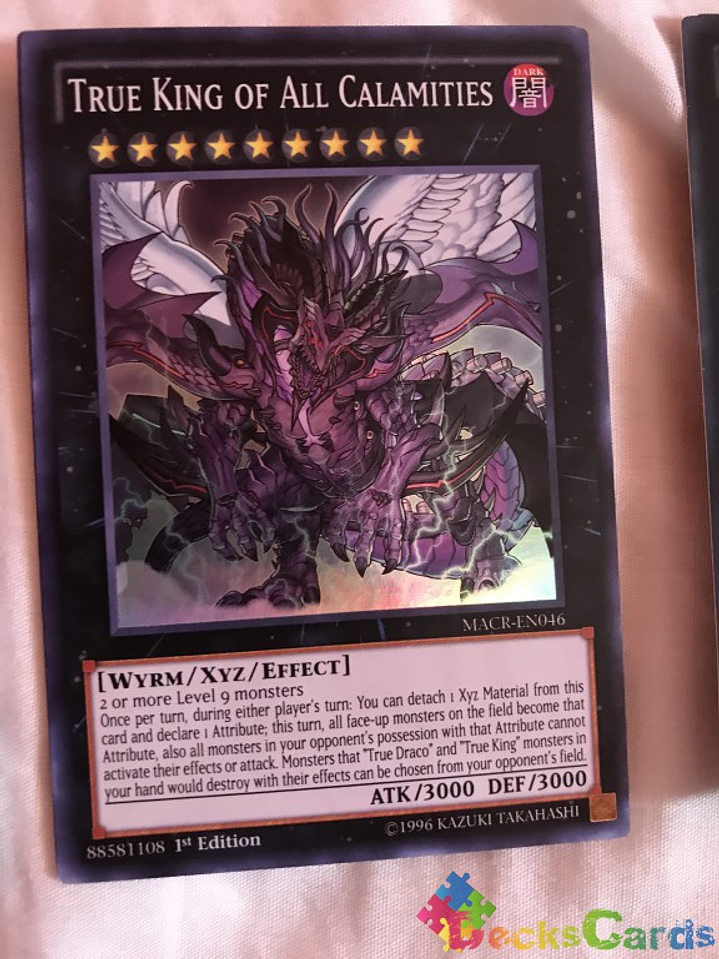 True King of All Calamities - MACR-EN046 - Super Rare 1st Edition 1