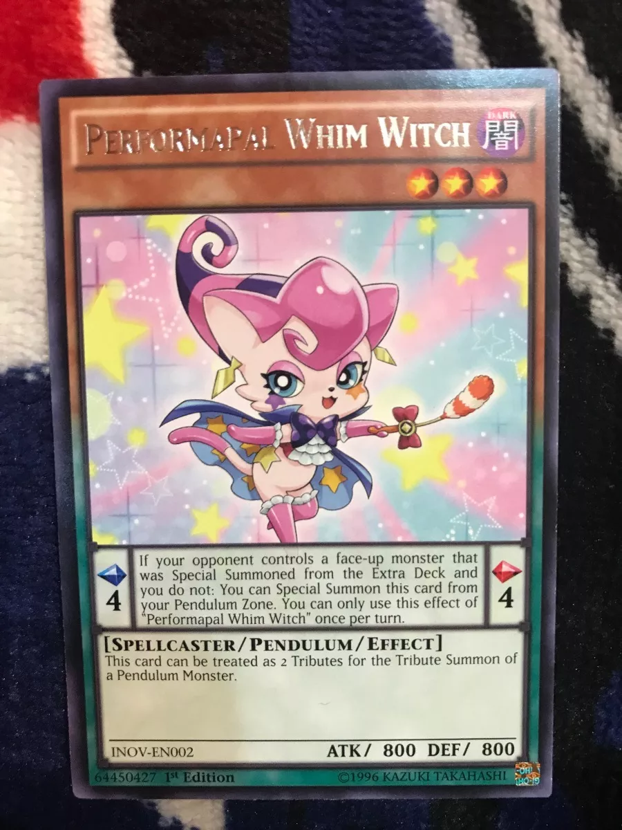 Performapal Whim Witch - INOV-EN002 - Rare 1st Edition