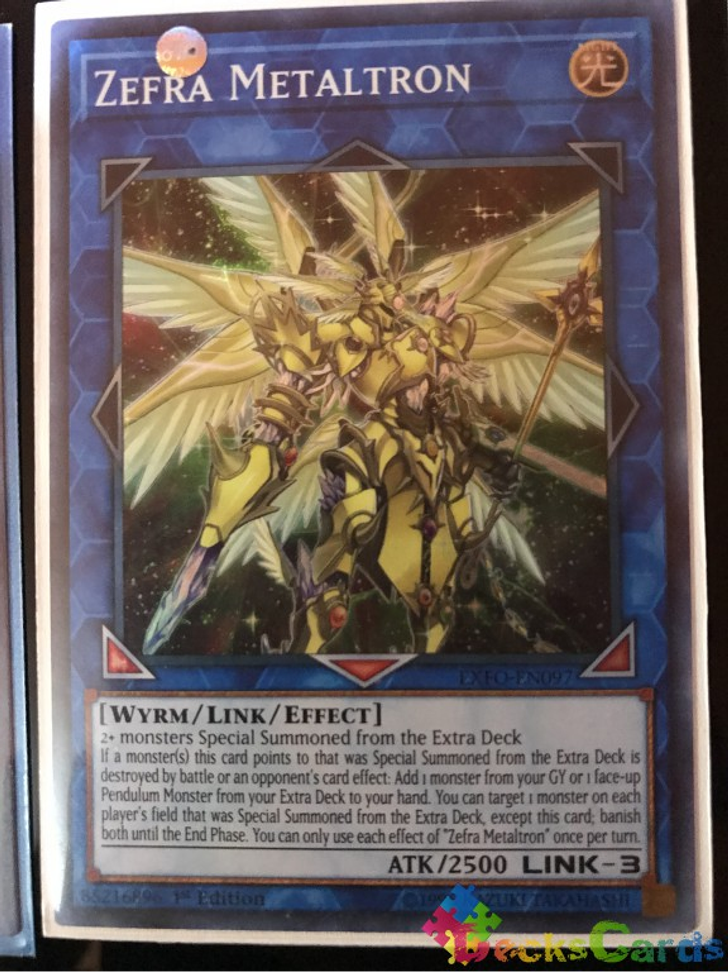 Zefra Metaltron - EXFO-EN097 - Super Rare 1st Edition 1