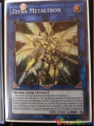 Zefra Metaltron - EXFO-EN097 - Super Rare 1st Edition