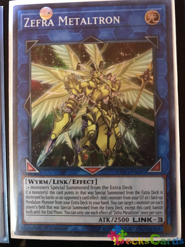 Zefra Metaltron - EXFO-EN097 - Super Rare 1st Edition 1
