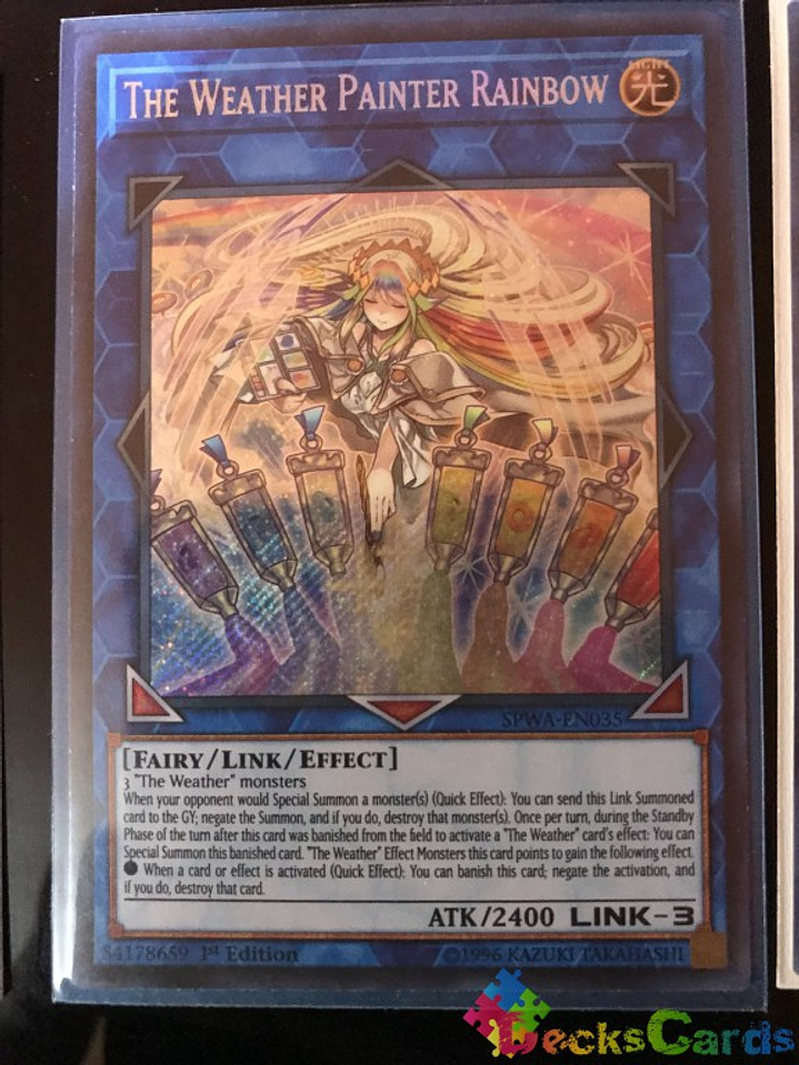 The Weather Painter Rainbow - SPWA-EN035 - Secret Rare 1st Edition 1