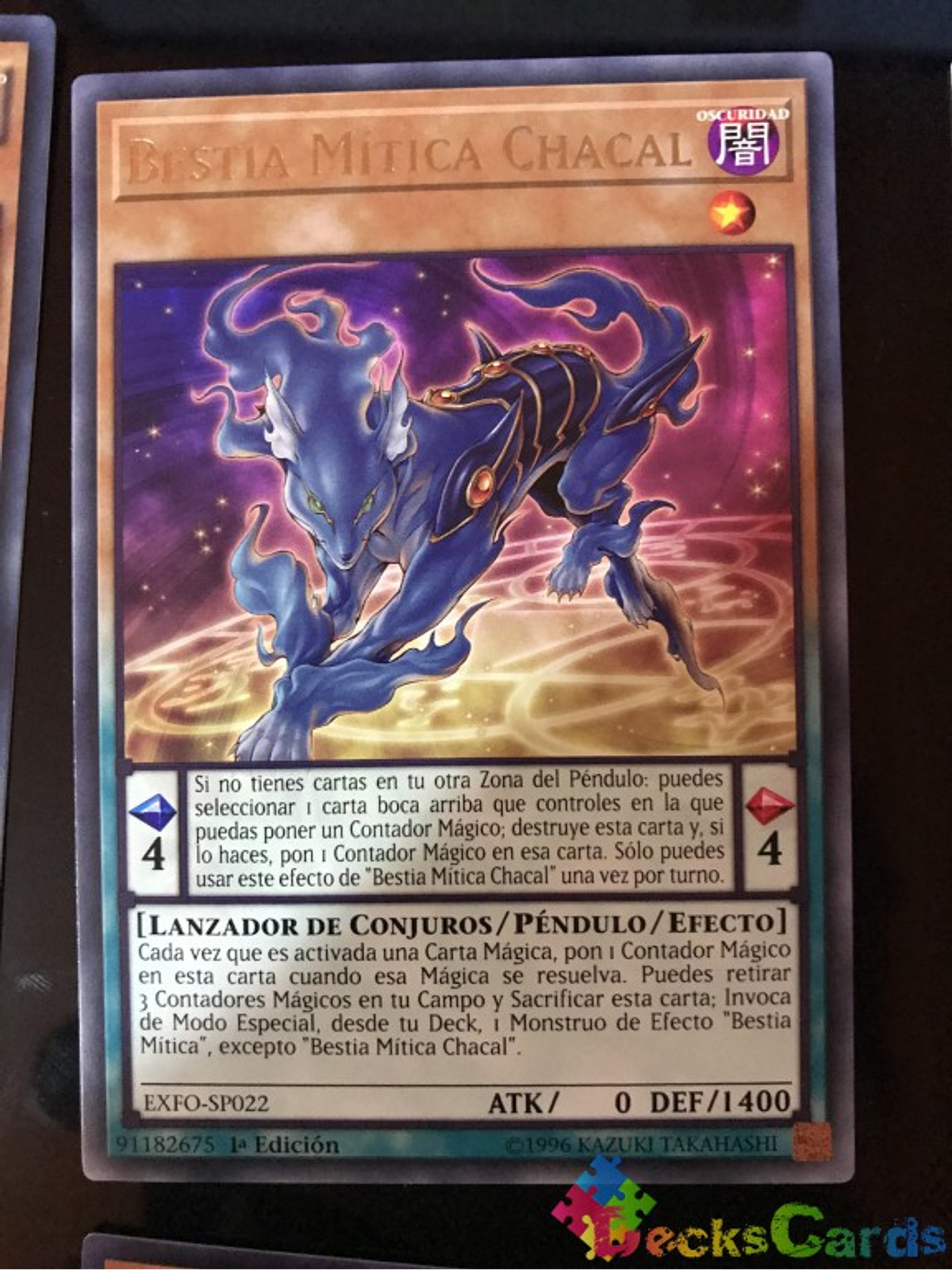 Mythical Beast Jackal - EXFO-EN022 - Rare 1st Edition 1