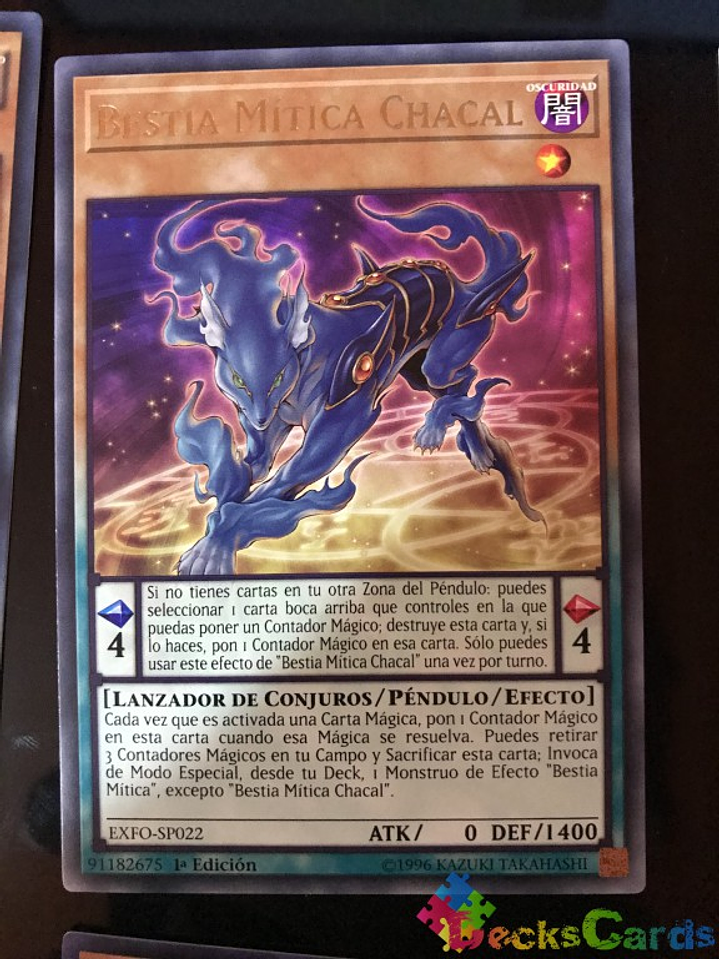 Mythical Beast Jackal - EXFO-EN022 - Rare 1st Edition 1