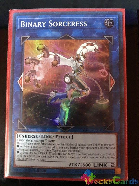 Binary Sorceress - SDCL-EN043 - Super Rare 1st Edition