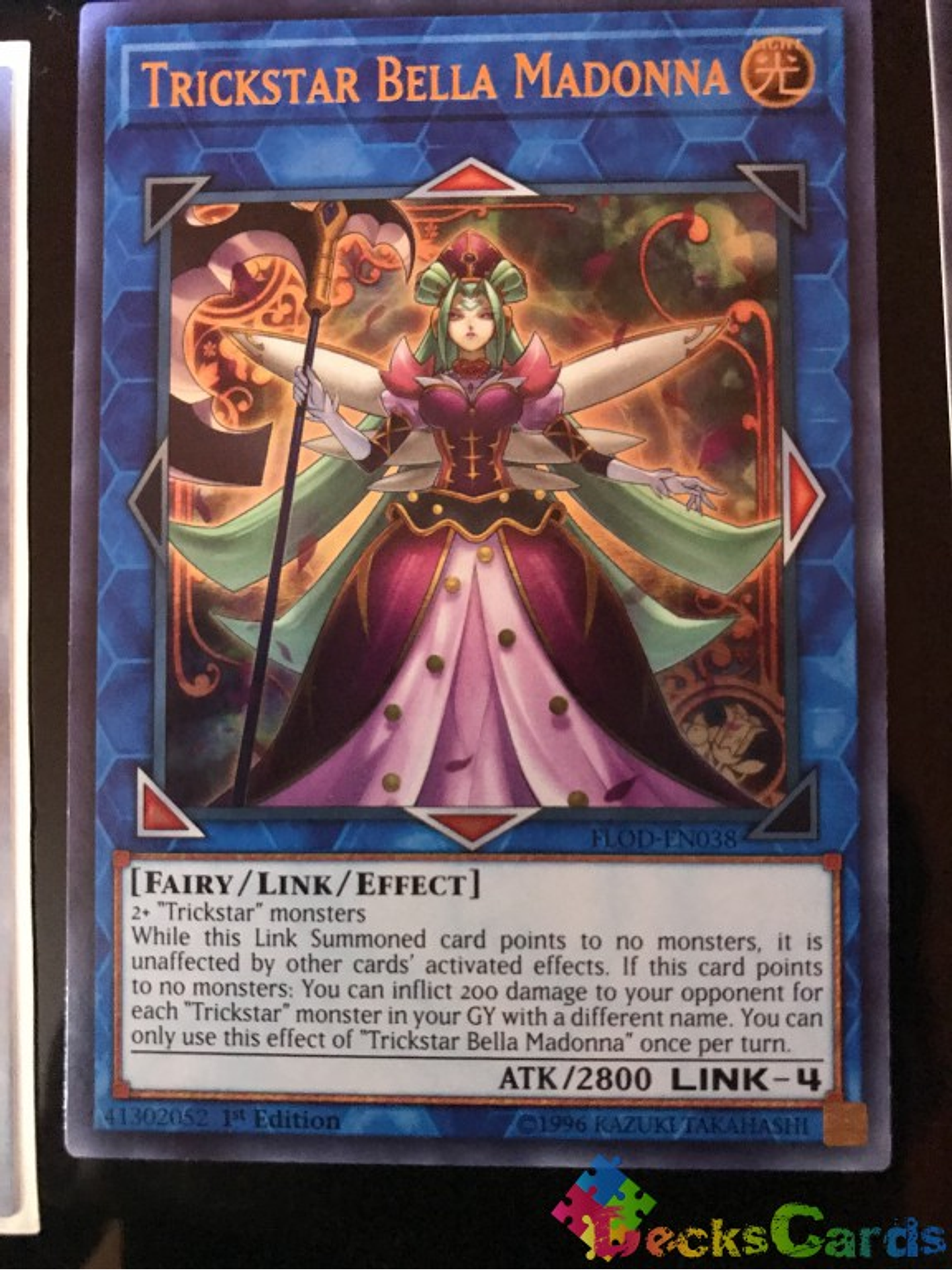 Trickstar Bella Madonna - FLOD-EN038 - Ultra Rare 1st Edition 1