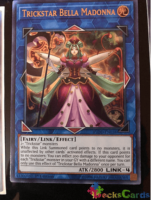 Trickstar Bella Madonna - FLOD-EN038 - Ultra Rare 1st Edition