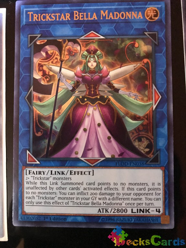Trickstar Bella Madonna - FLOD-EN038 - Ultra Rare 1st Edition 1