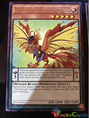 Performapal Odd-Eyes Light Phoenix - SHVI-EN003 - Rare Unlimited