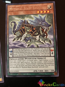 Mythical Beast Bashilisk - EXFO-EN025 - Rare 1st Edition
