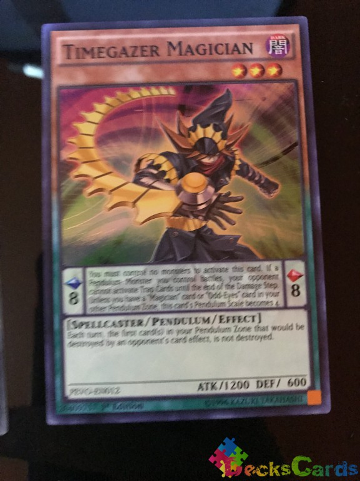 Timegazer Magician - PEVO-EN012 - Super Rare 1st Edition 1