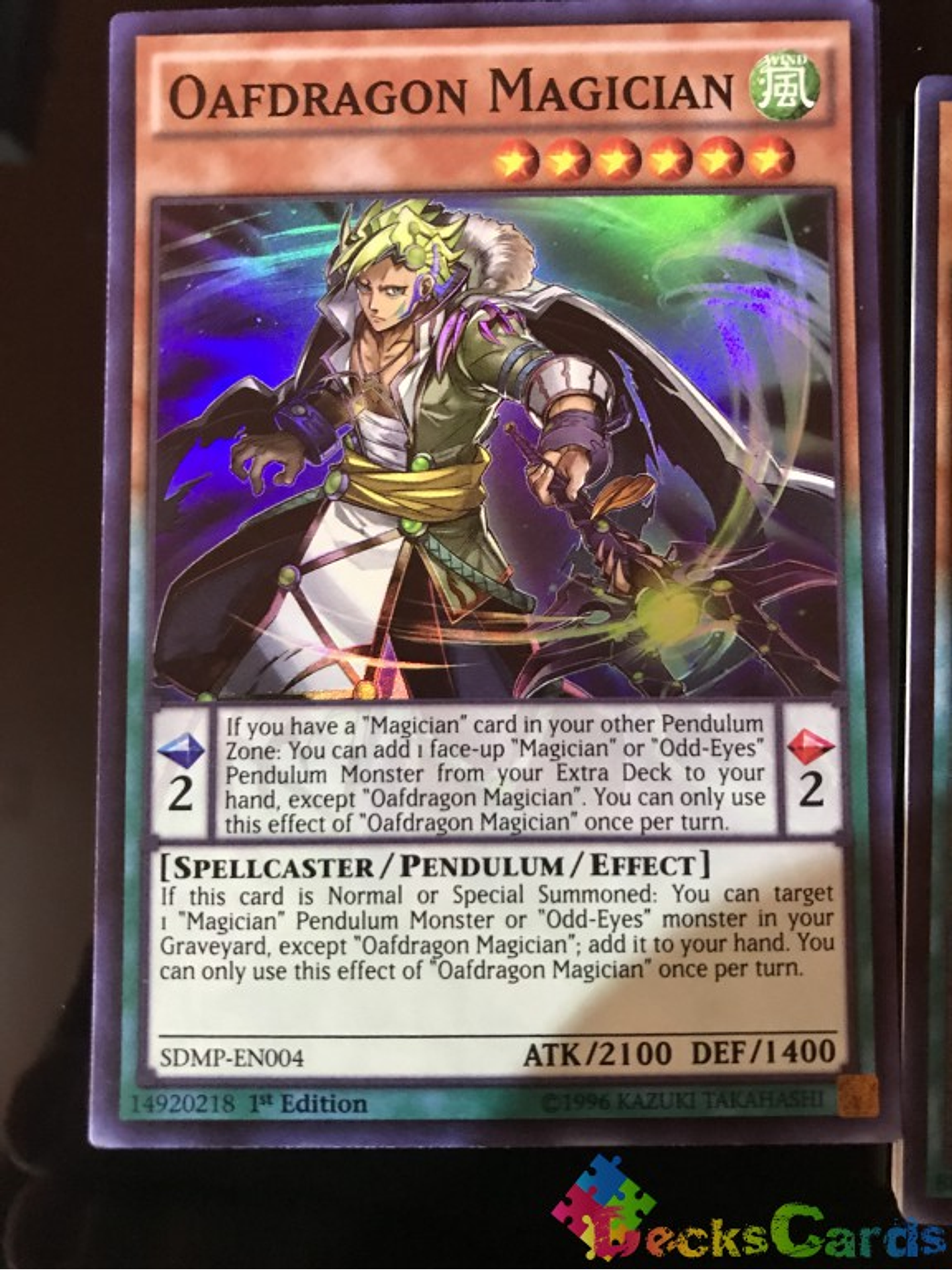 Oafdragon Magician - SDMP-EN004 - Super Rare 1st Edition 1