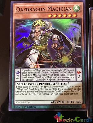 Oafdragon Magician - SDMP-EN004 - Super Rare 1st Edition