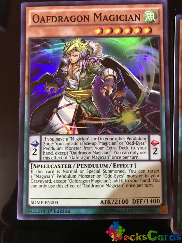 Oafdragon Magician - SDMP-EN004 - Super Rare 1st Edition 1